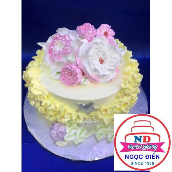 Bánh kem hình hoa