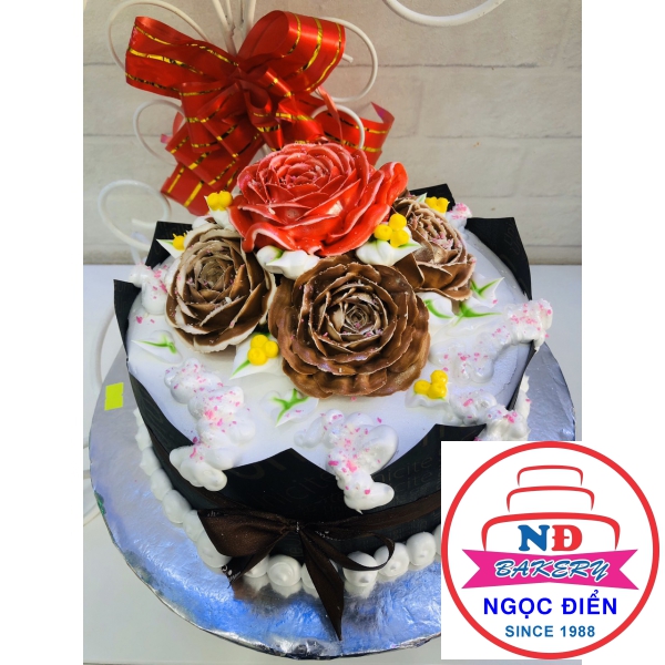 Bánh Kem Hoa Hồng 2