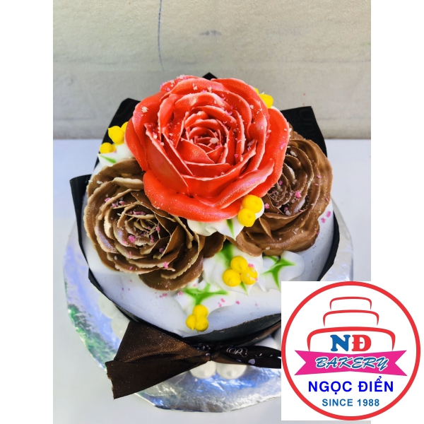 Bánh Kem Hoa Hồng 6